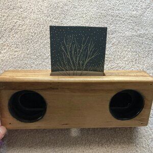 Handmade Wooden Smartphone Speaker